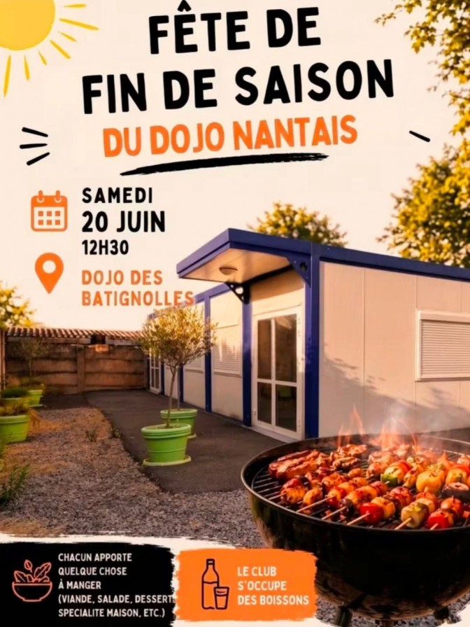 Image de l'actu 'Fête de fin de saison du Dojo Nantais'